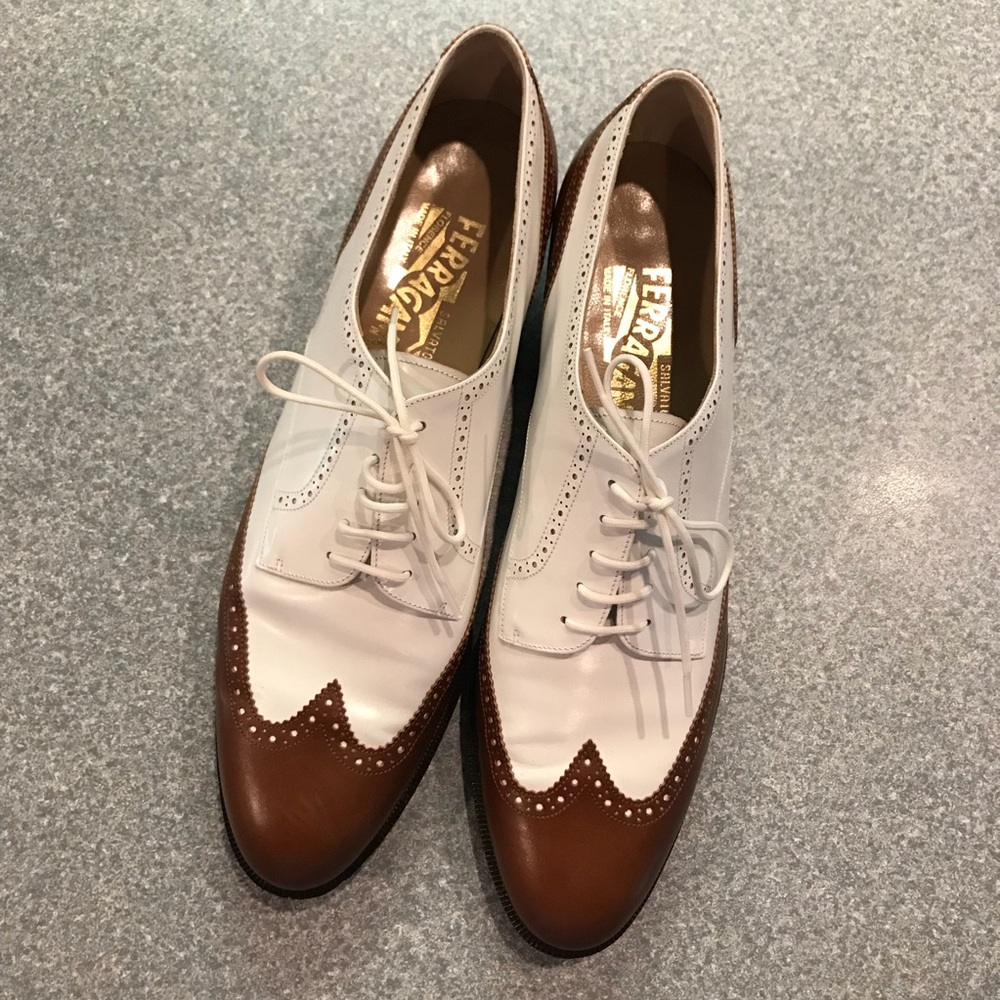 Salvatore Ferragamo Leather Oxfords